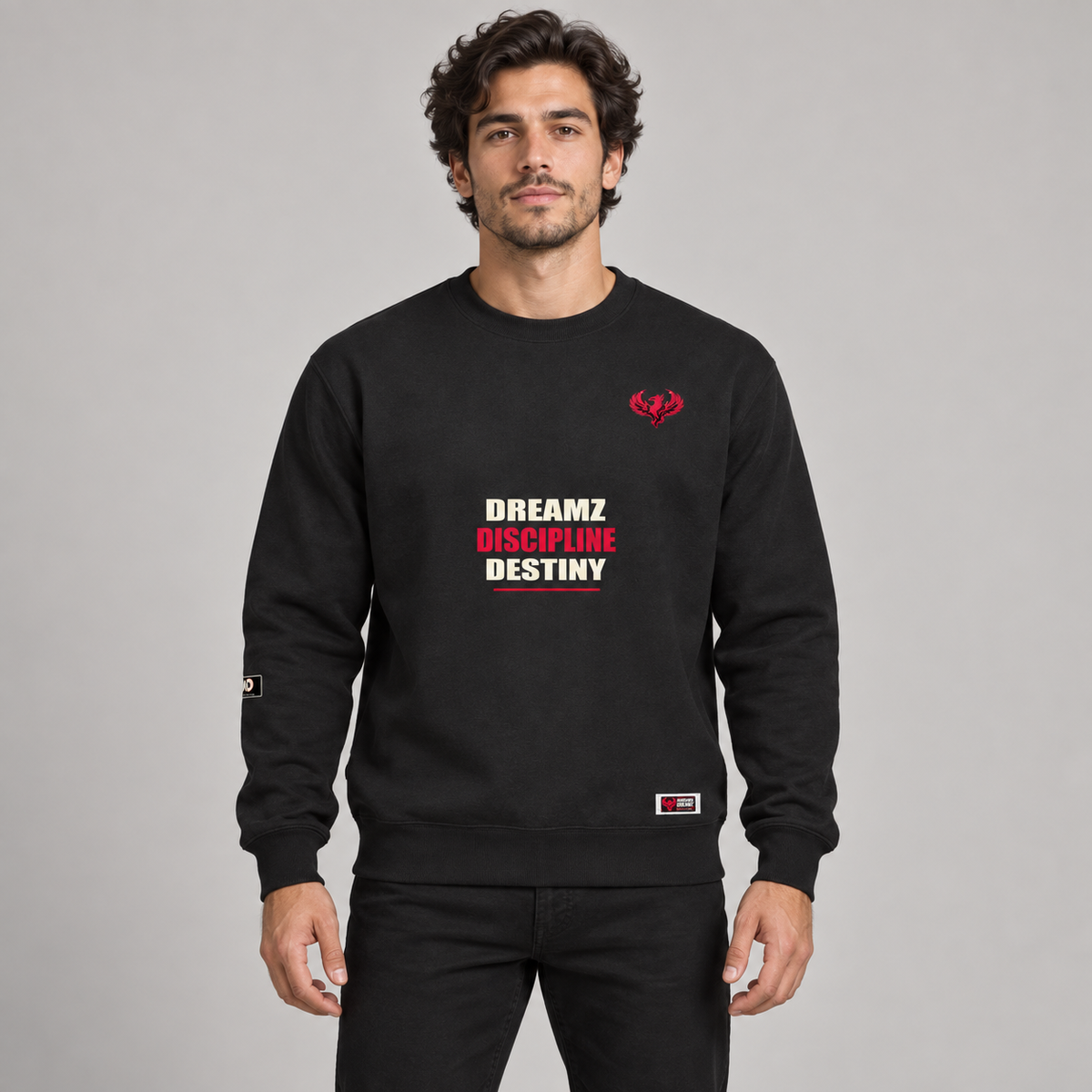Dreamz Discipline Destiny Heavyweight Crewneck