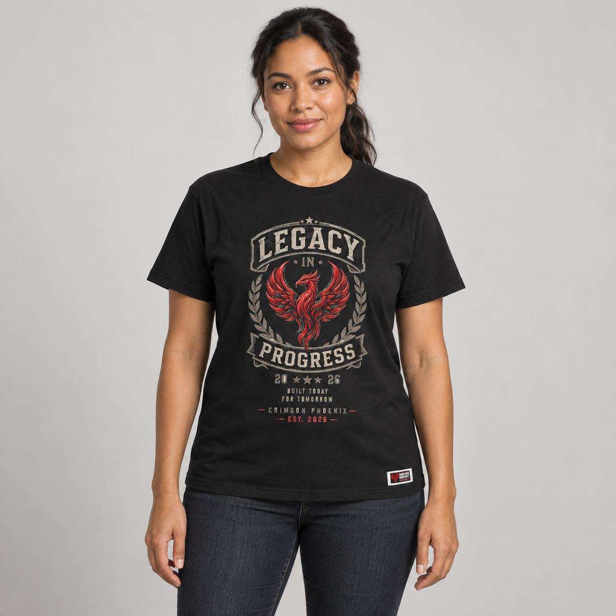Legacy in Progress Crimson Phoenix Tee