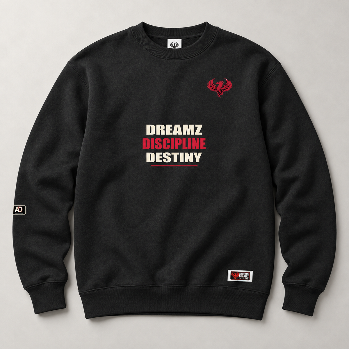 Dreamz Discipline Destiny Heavyweight Crewneck
