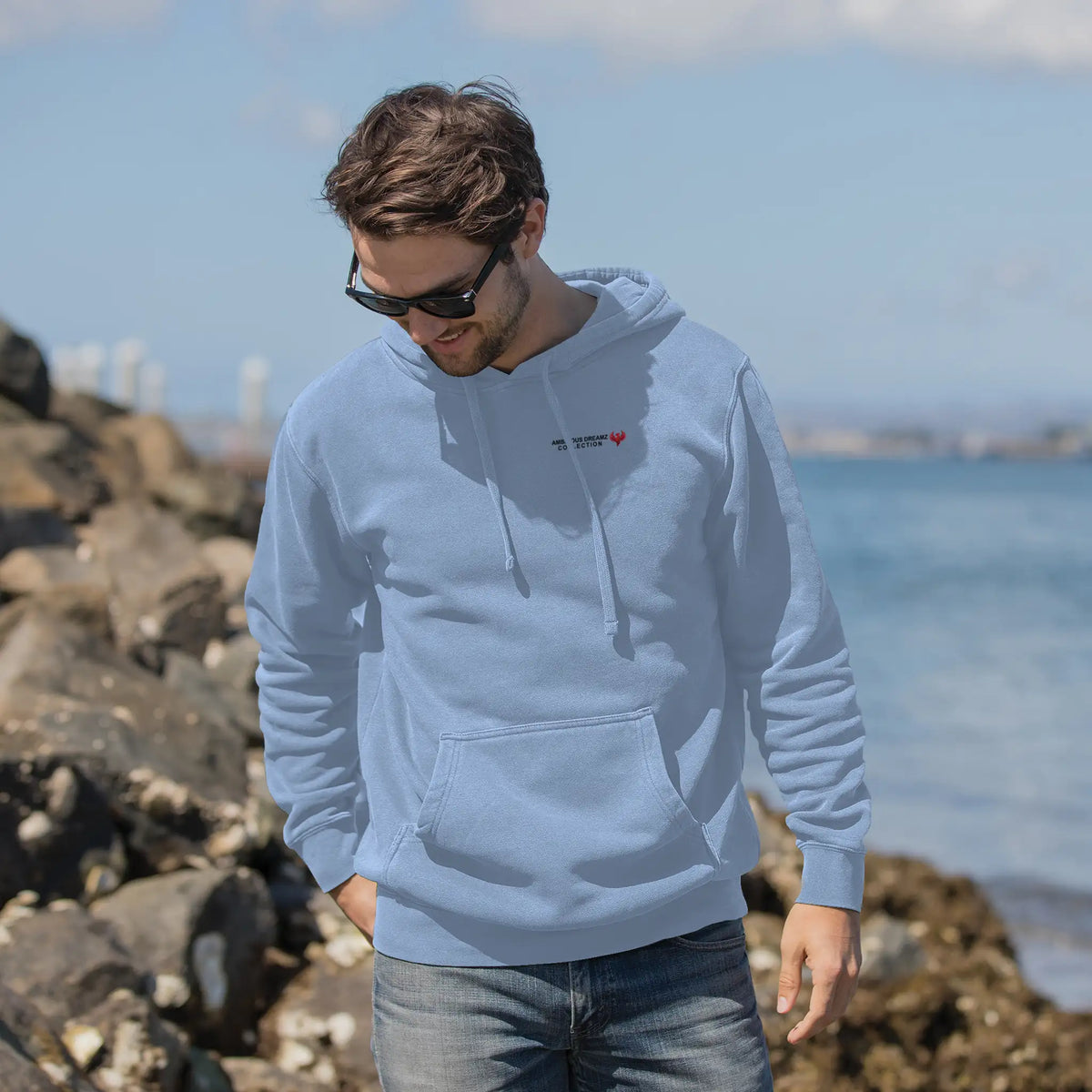 Ambitious Dreamz Light Blue Hoodie